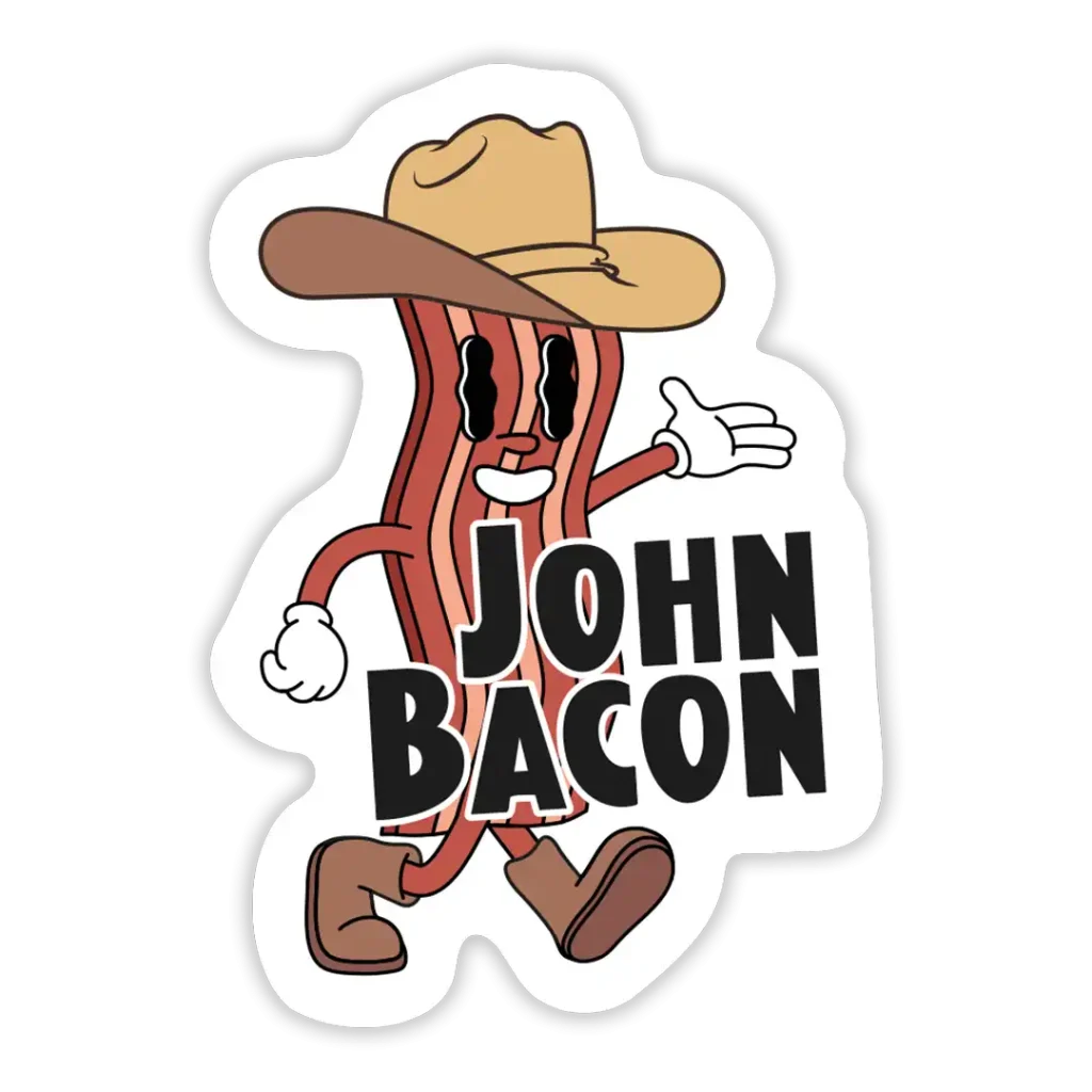 Sticker John Bacon Mr Buckets